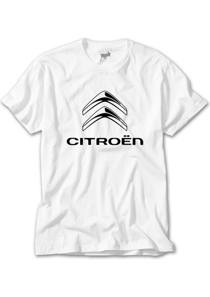 Citroen Logo Beyaz Tişört