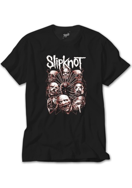 Slipknot Head Siyah Tişört