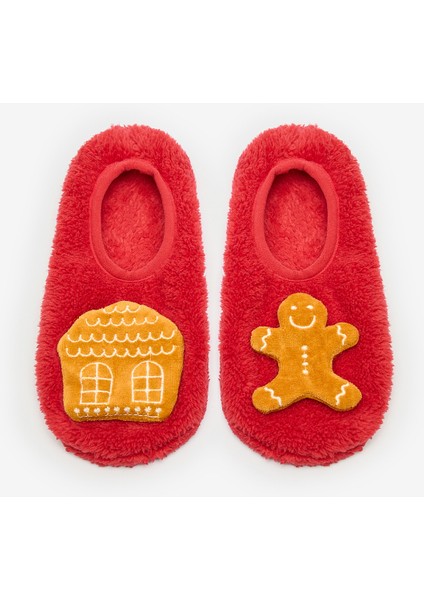 Gingerbread Kırmızı Çetik Çorap