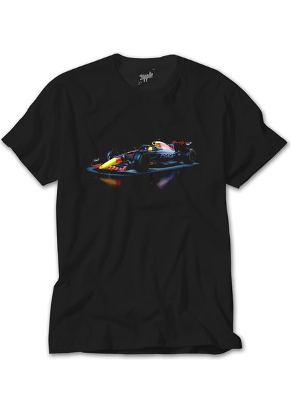 F1 Redbull Siyah Tişört