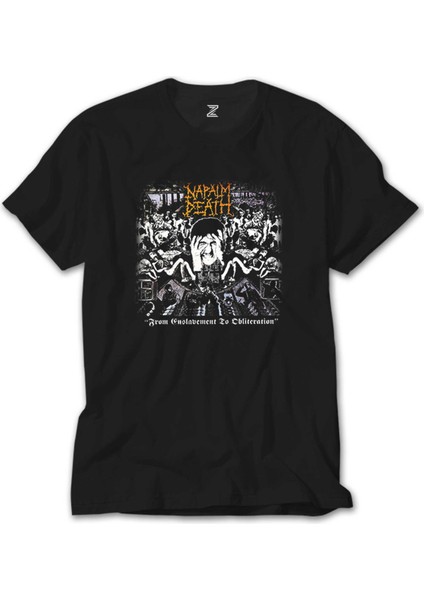 Napalm Death From Enslav Siyah Tişört