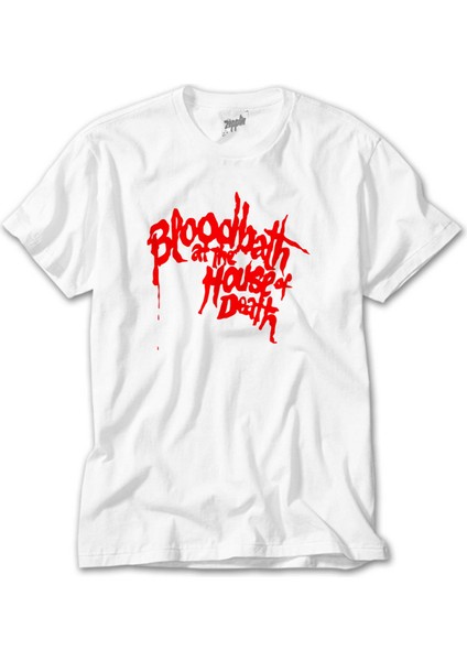Bloodbath House Death Beyaz Tişört