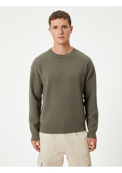 Basic Kazak Bisiklet Yaka Uzun Kollu modelleri