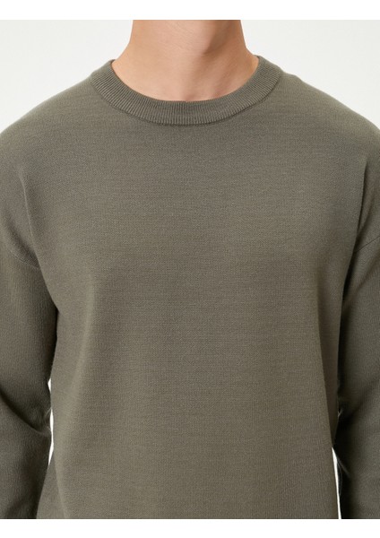 Basic Kazak Bisiklet Yaka Uzun Kollu indirimleri