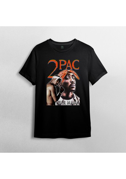 Tupac 2pac Pamuklu Bisiklet Yaka T-Shirt Model 2 fiyatları