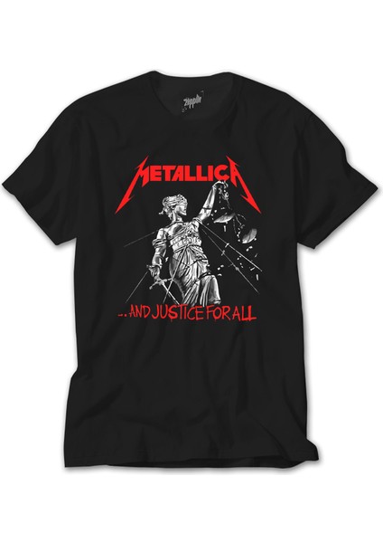 Metallica And Justice For All Siyah Tişört