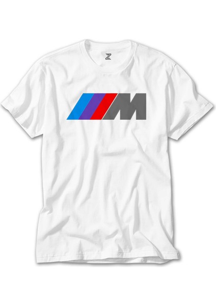 Bmw M Power Logo Beyaz Tişört