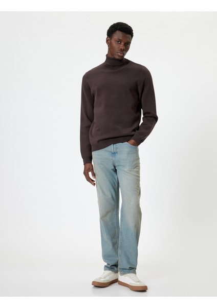 Boğazlı Kazak Triko Basic Uzun Kollu fiyatları