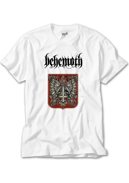 Behemoth Eagle And Snake Beyaz Tişört