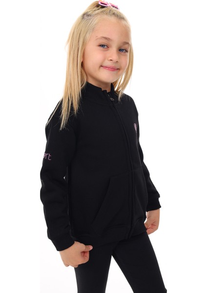 Kız Çocuk Nakışlı Hırka