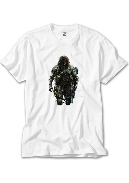 Call Of Duty Big Fighter Beyaz Tişört