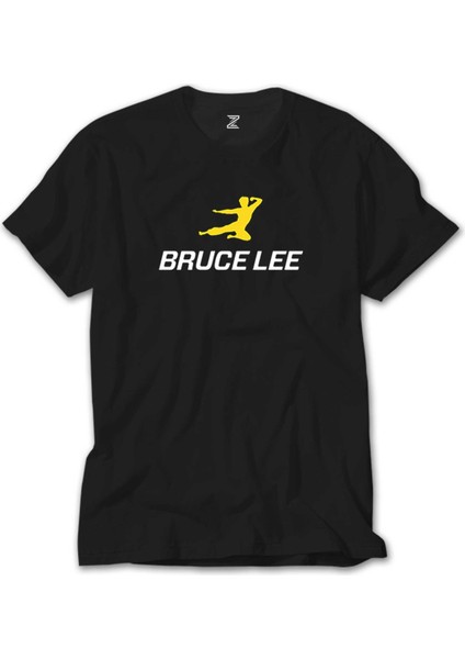 Bruce Lee Yellow Man Siyah Tişört