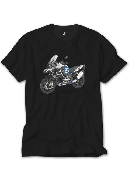 Bmw Gs Blue Siyah Tişört