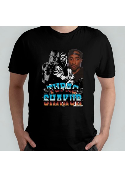 Tupac 2pac Pamuklu Bisiklet Yaka T-Shirt Model 9