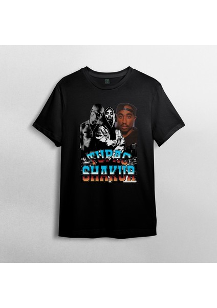 Tupac 2pac Pamuklu Bisiklet Yaka T-Shirt Model 9