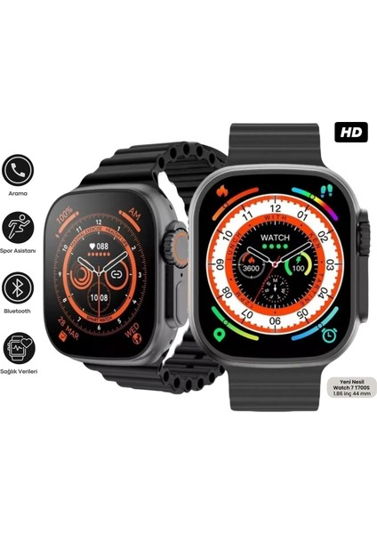 Watch 8 Ultra Series Ios Android Uyumlu T 800 Serisi Spor ve Sağlık Sensörlü T 800 Ultra Akıllı Saat