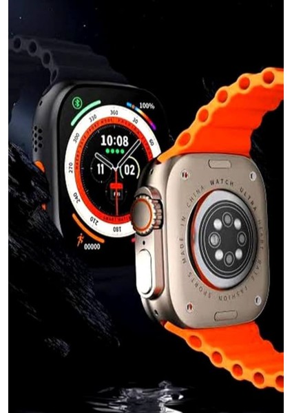 Watch 8 Ultra Series Ios Android Uyumlu T 800 Serisi Spor ve Sağlık Sensörlü T 800 Ultra Akıllı Saat