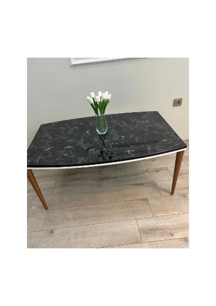 Kosova Mermer Desenli Orta Sehpa 120 x 55 cm