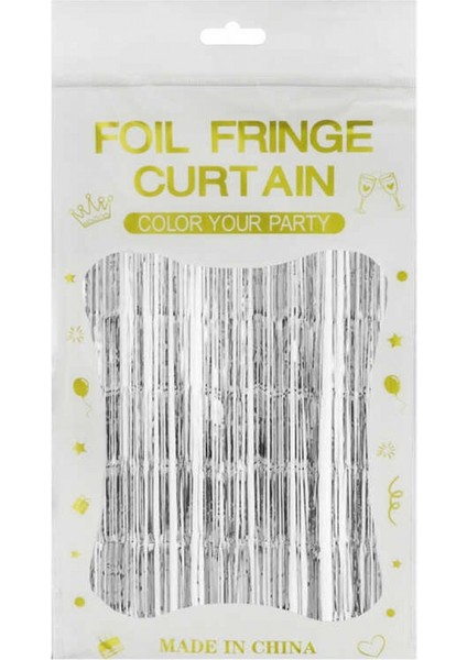 Kapı Banner Fon Metalize Ithal Gümüş 1x2 mt Pk:1