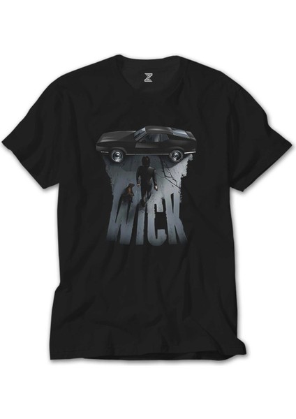 John Wick Car Siyah Tişört