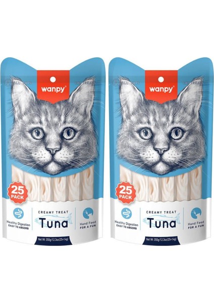 Ton Balıklı Sıvı Kedi Ödülü 25x14gr - 2 Paket