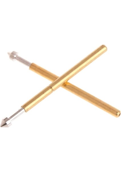 Pogo Pin P75-E2 100 Adet Set Altın Kaplama Yaylı Test Probu Pim 1.3mm Konik Kafa Programlayıcı fırsatları