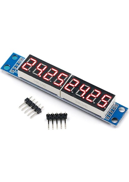MAX7219 8 Bit Hane Kırmızı 7 Segment Ekran 0.36 Inch Saat Seri Haberleşme Dijital Gösterge Display