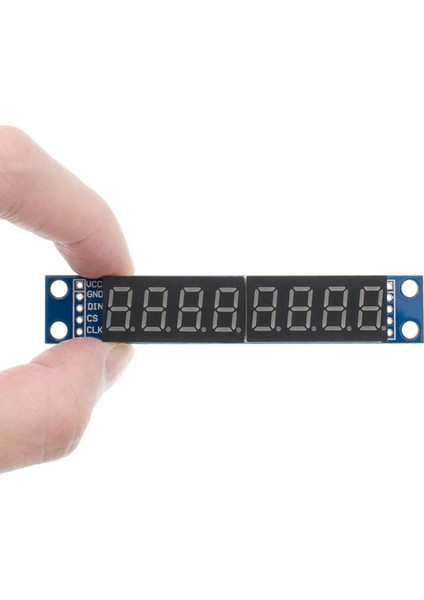 MAX7219 8 Bit Hane Kırmızı 7 Segment Ekran 0.36 Inch Saat Seri Haberleşme Dijital Gösterge Display fiyatları