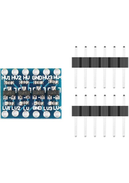 4 Kanal 2 Yönlü Lojik Seviye Dönüştürücü 5V 3.3V Sinyal Uygunlaştırıcı modelleri