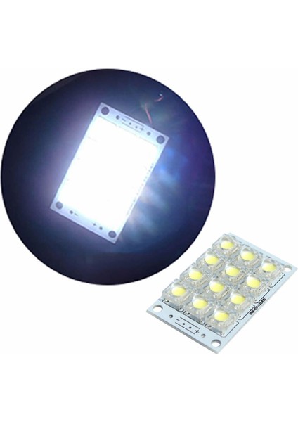 Dc 3V 5V 1W Beyaz LED Board Modül 12 Adet LED Masa Gece Lambası Mobil Aydınlatma HW-5V-12LED
