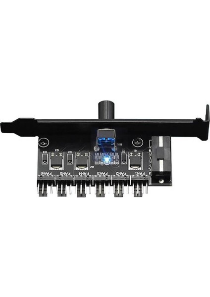 6 Port Fan Çoğaltıcı Hız Kontrol Kartı Molex Güç Giriş Soketi 12V
