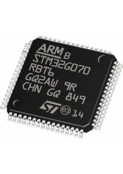St Microelectronics STM32G070RBT6 Arm Cortex M0+ Microcontroller STM32G0 64MHZ Mcu Cpu 128 Kbyte fırsatları