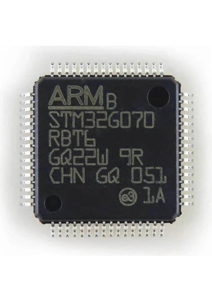 St Microelectronics STM32G070RBT6 Arm Cortex M0+ Microcontroller STM32G0 64MHZ Mcu Cpu 128 Kbyte indirimleri