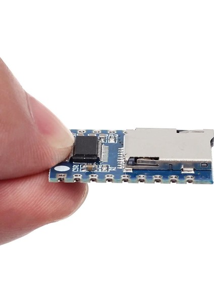 XY-V17B Mp3 Wav Ses Çalma Modülü Micro Sd 32GB Hafıza FAT16 FAT32 24 Bit Dac