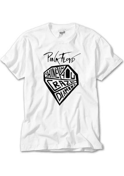 Pink Floyd Crayz Diamond Beyaz Tişört