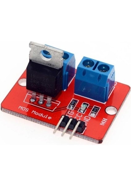 IRF520 Mosfet Sürücü Kartı Klemens Bağlantı Soketi Ssr Röle Motor LED Lamba Parlaklık Dimmer fırsatları