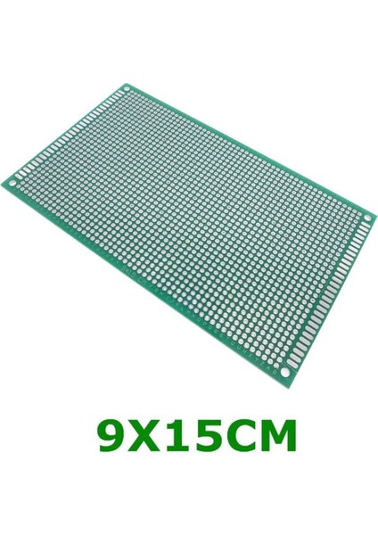 9X15CM Proto Pcb Pertenaks Prototip Deney Kartı Delikli Plaket fırsatları