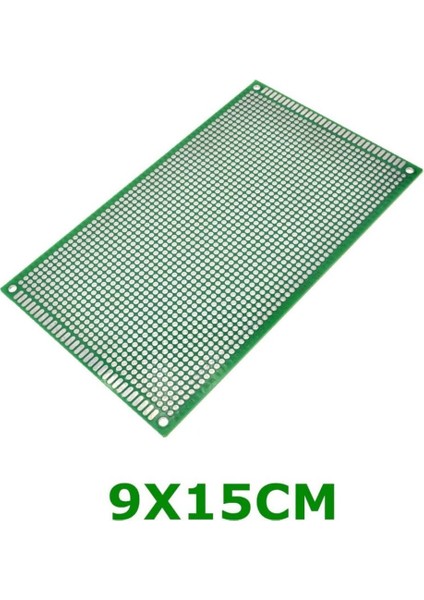 9X15CM Proto Pcb Pertenaks Prototip Deney Kartı Delikli Plaket indirimleri