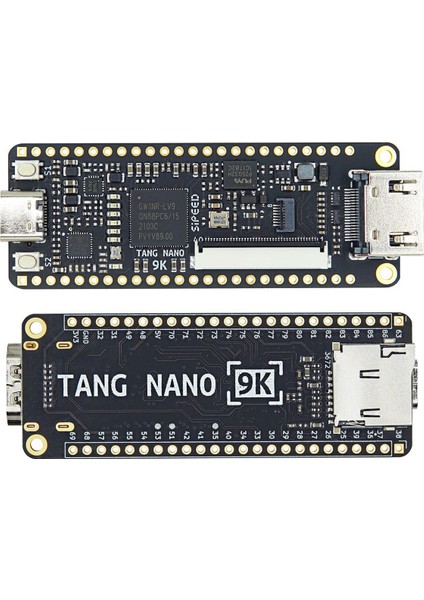 Sipeed Tang Nano 9k Fpga Geliştirme Kartı Gowin GW1NR-9 Risc-V 8640 Lojik Blok 6480 Flip Flop