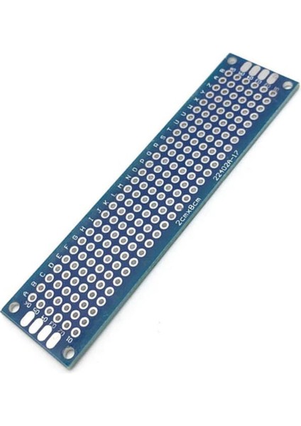 2X8CM 06X28 Proto Pcb Pertinaks Elektronik Devre Prototip Deney Kartı Delikli Plaket Fr4