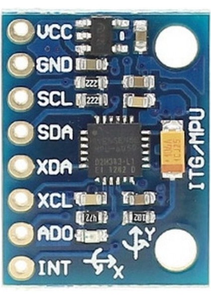 MPU-6050 6 Eksen Imu Sensör Modülü Ivme Ölçer Y-521 Gyro Accelometer