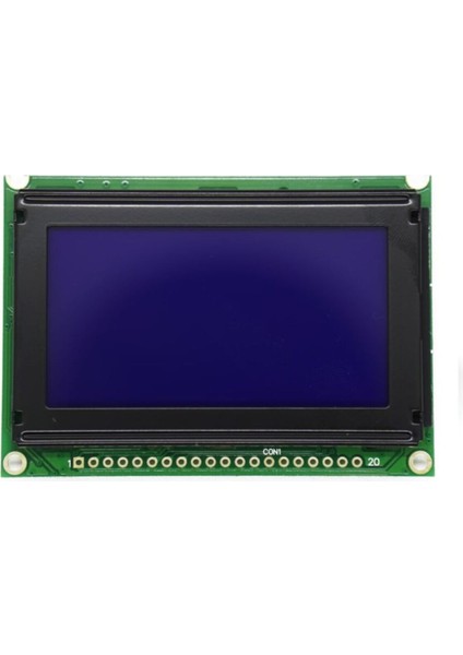 Winstar 2.4 Inch WG12864B-TMI-V#N Mavi Glcd Modül 5V 128X64 Pixel Grafik LCD Display Ekran Gösterge