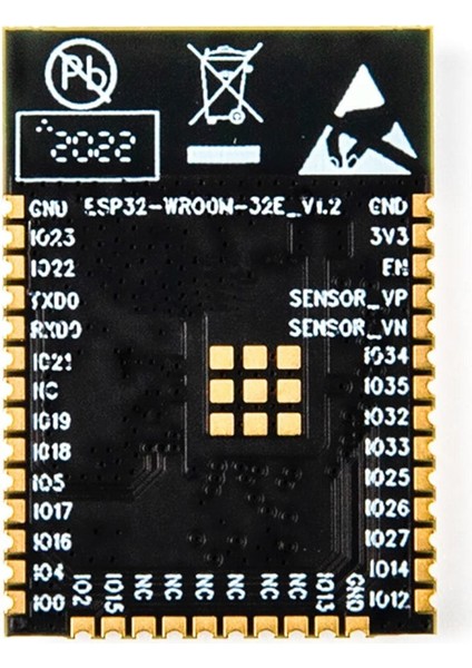 ESP32-WROOM-32E Wifi ve Bluetooth Modül Pcb Anten 4mb Flash 32BIT