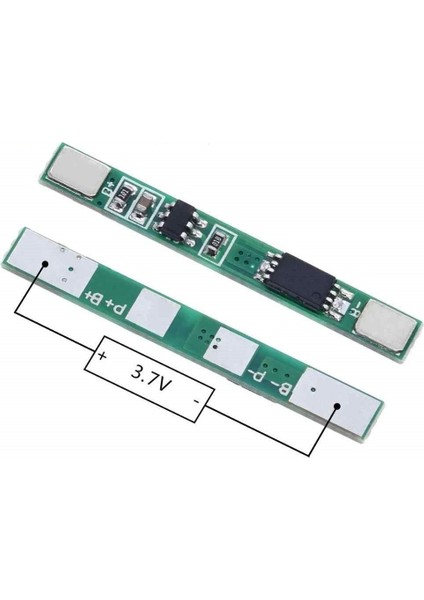 1s 3A 3.7V Bms Koruma Kartı Lityum Batarya 18650 Li-Ion Lipo Protection Module