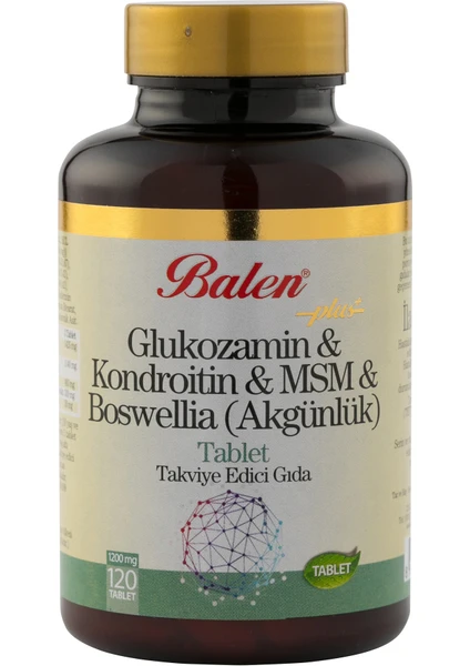 Glukozamin Kondroitin Msm Boswelia Tablet 1200 Mg* 120 Tabl