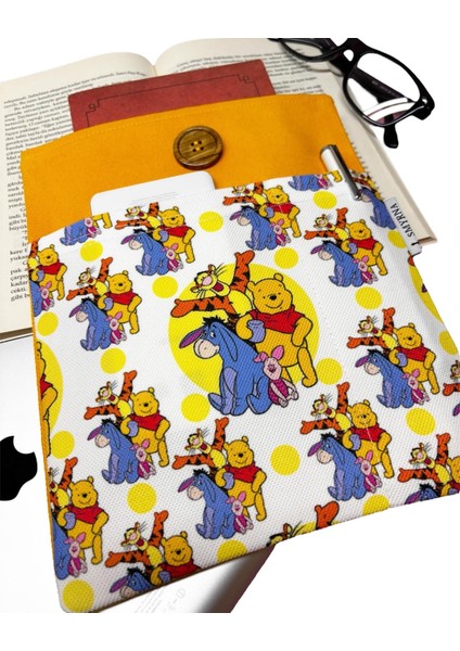 Kitap Kılıfı / Tablet Kılıfı / Ebook Kılıfı / Çok Amaçlı Kılıf ( Aıcık ve Arkadaşları ) modelleri