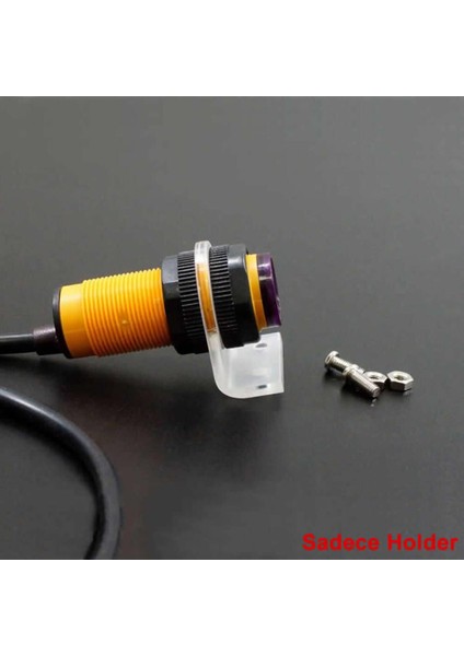18MM Çap Sensör Plastik Tutucu Pleksi Montaj Parçası Şeffaf Tutucu Sabitleme Braket Holder LJ18