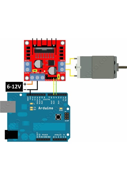 L298N Dual Motor Sürücü Modül