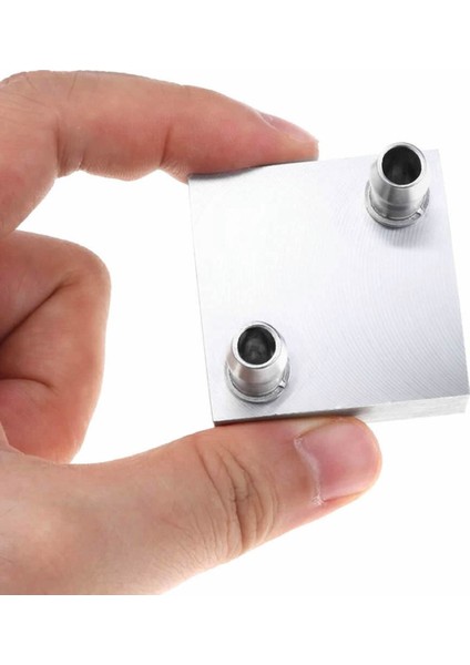 4X4CM Sıvı Su Aluminyum Soğutucu Blok 90 Derece Cpu Gpu Anakart Xbox Lazer Kafa Soğutma Radyatör