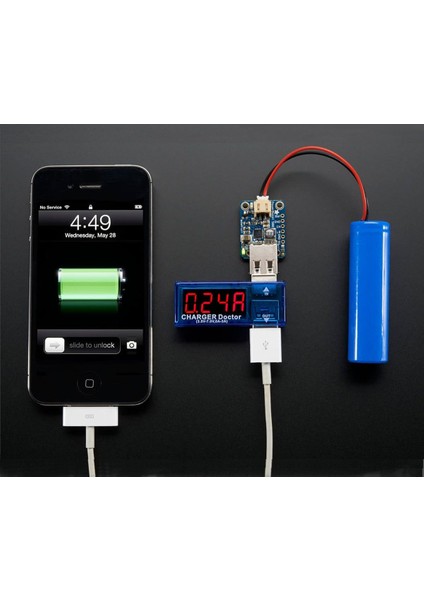 USB Voltmetre Ampermetre Şarj Doktor Akım Voltaj Izleyici Şarj